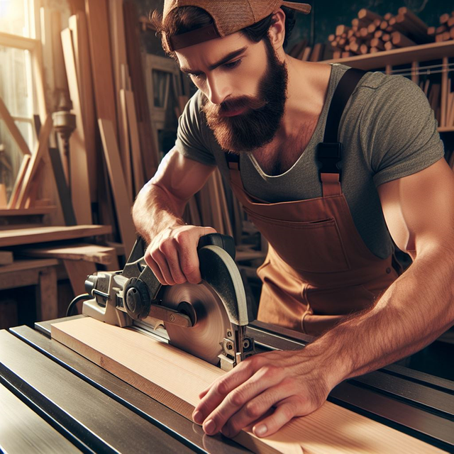Artisan qui travail le bois